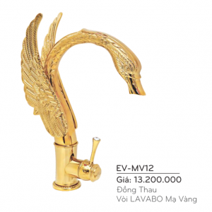 Vòi rửa mạ vàng EV-MV12