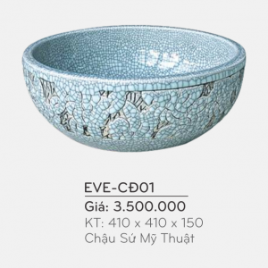 Chậu sứ mỹ thuật EVE-CĐ01