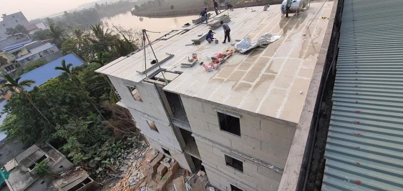 Thi công nhà lắp ghép bê tông nhẹ Huế